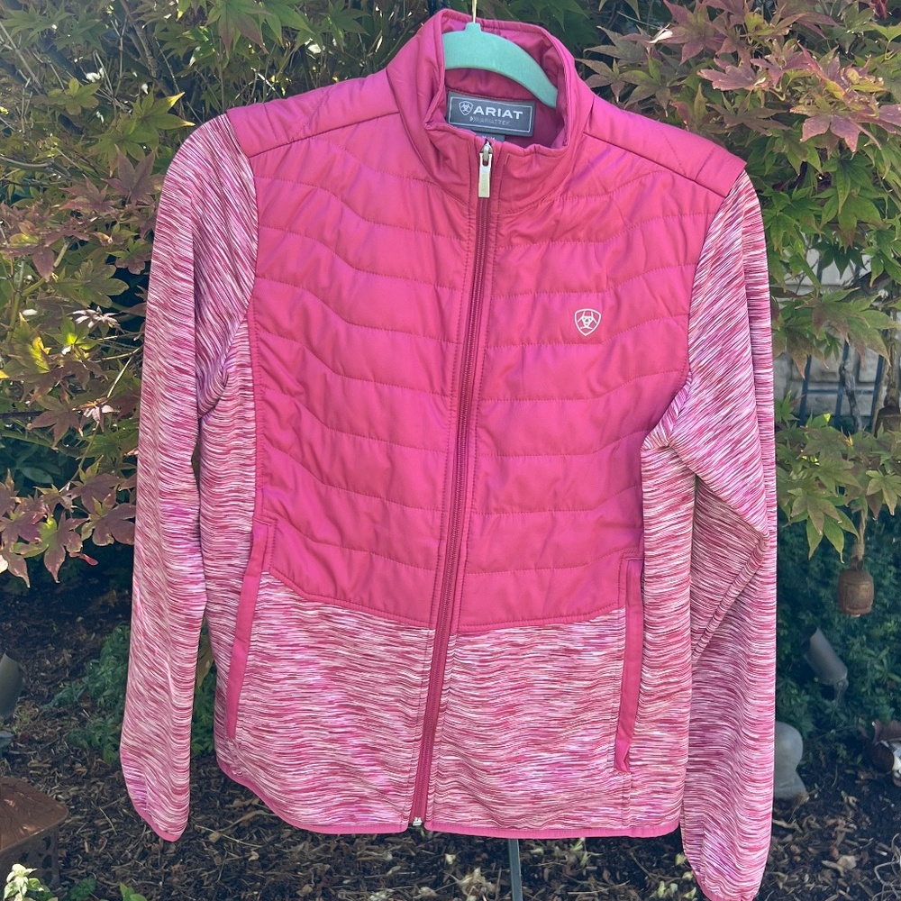 Ariat Capistrano Jacket Women’s Size M Chaser Full Zip Pink